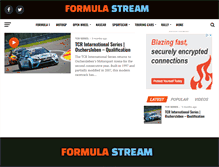 Tablet Screenshot of formulastream.com